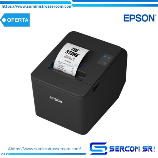 IMPRESORA EPSON TERMICA TM-T20IVL-001 USB/ SERIAL BLACK C31CL45001