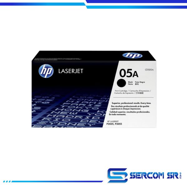 Toner HP CE505A (05A) L.J. P2035 Negro 2300PG