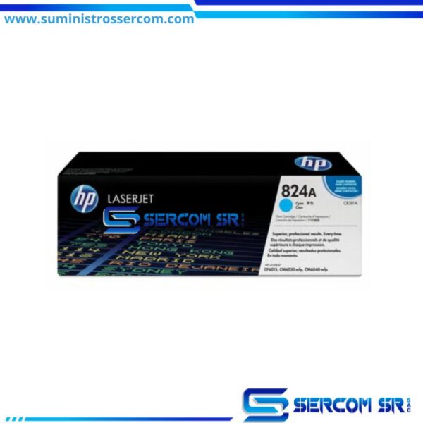 Toner HP CB381A 824A L.J.6015/6040 Cyan