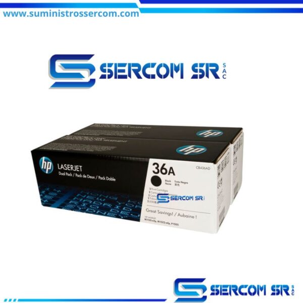 TONER HP CB436AD 36AD L.J. P1505 NEGRO 4.000 PAGINAS