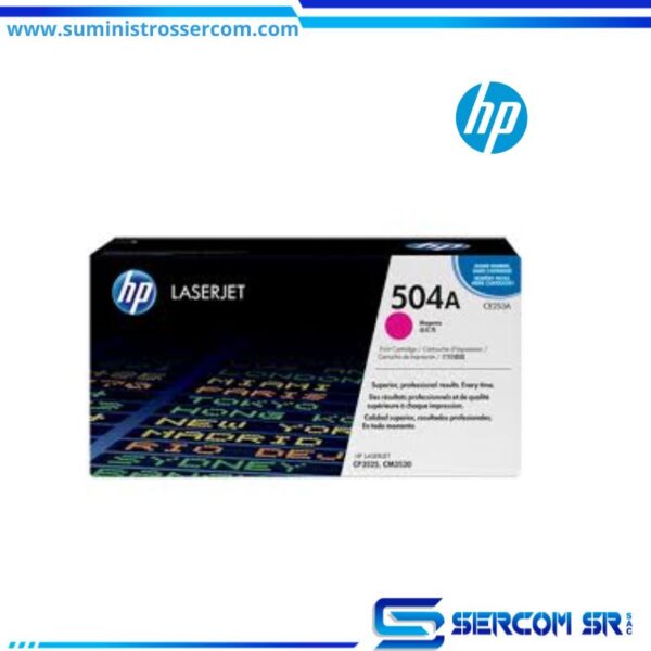 TONER HP CE253A 504A L.J. CP3525 MAGENTA 7000 PAGINAS