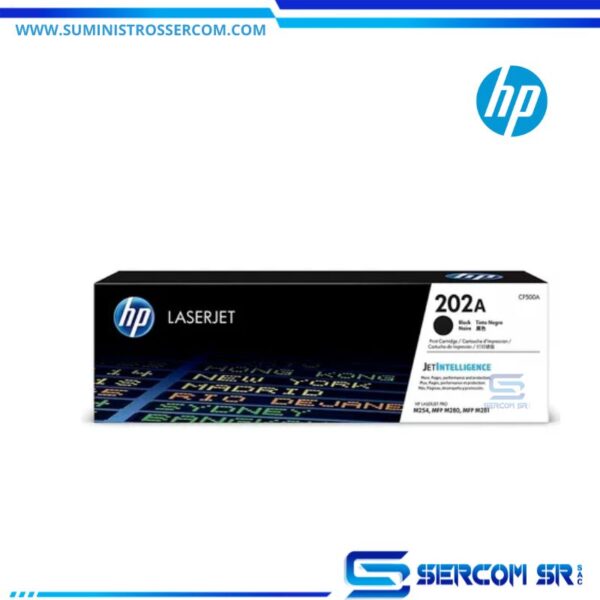 TONER HP CF500A (202A) NEGRO LJ PRO M254 1.4 KPGS