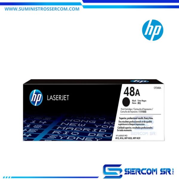 TONER HP 48A CF248A L.J.P M15W NEGRO