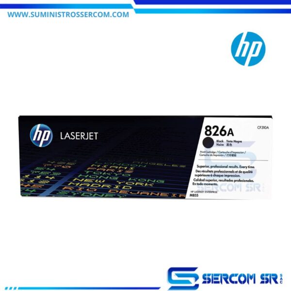 TONER HP CF310A (826A) L.J. M855DN BLACK 29000 Páginas