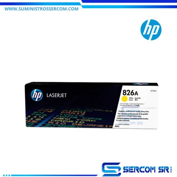 TONER HP CF312A (826A) L.J. M855DN YELLOW 31500 páginas