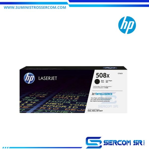 TONER HP CF360X (508X) MFP M553 BLACK 12.5KPG.