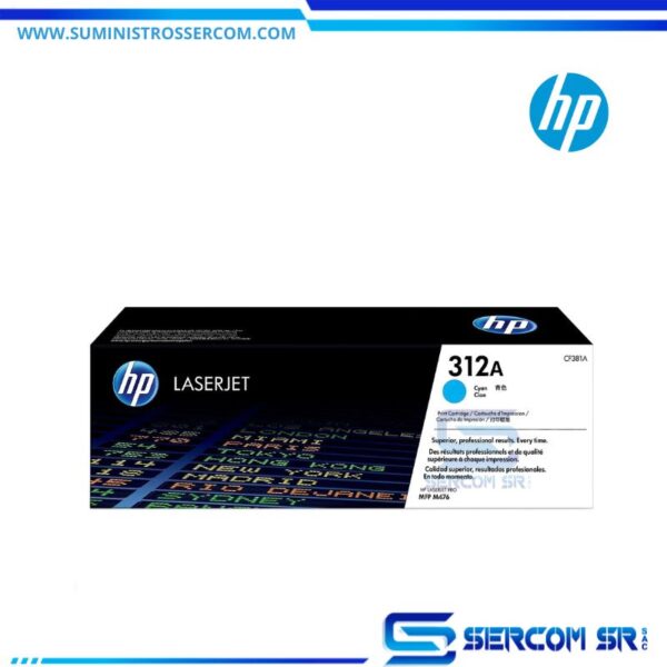 TONER HP CF381A (312A) L.J. M476 CYAN 2.7K PG