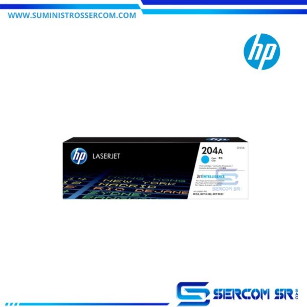 TONER HP CF511A (204A) LJ PRO M154 CYAN 900 PGS