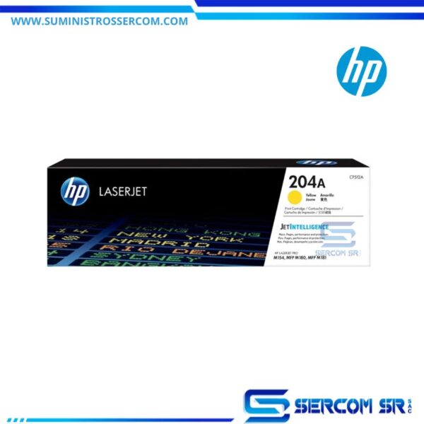 TONER HP CF512A (204A) LJ PRO M154 YELLOW 900 PGS