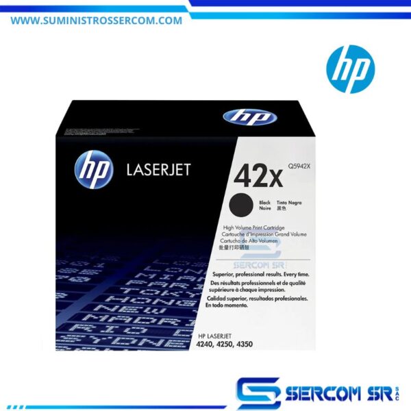 TONER HP Q5942X (42X) L.J. 4250/4350 (EOL)
