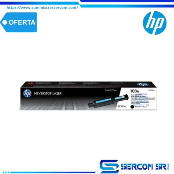 TONER HP W1103A 103A N.S.L 1000 BLACK 2,500 PGS