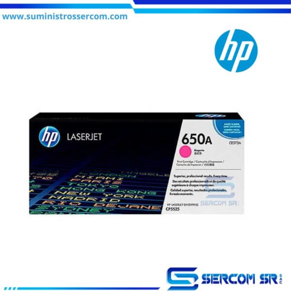 TONER HP CE273A (650A) L.J. CP5525 MAGENTA