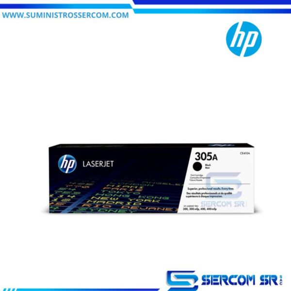 TONER HP CE410A 305A L.J. PRO 400 NEGRO 2200PG