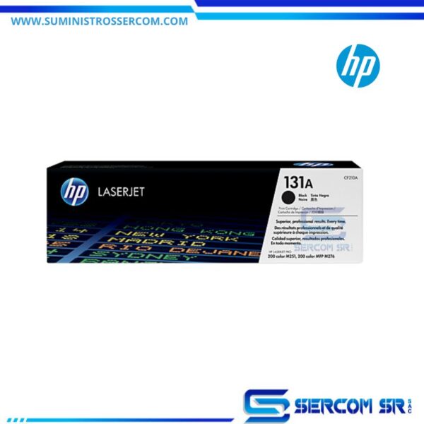 TONER HP CF210A 131A L.J. 200 M276 NEGRO LASERJET PRO M251Nw, M276Nw