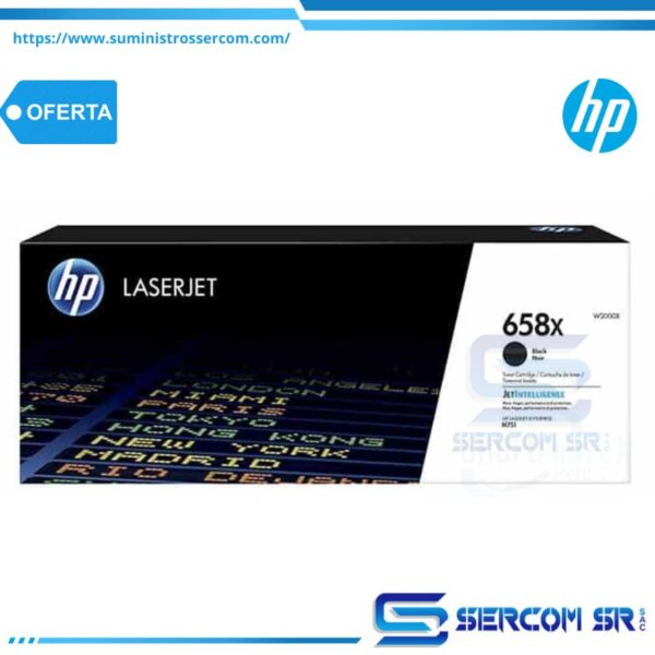 TONER HP W2000X 658X L.J. M571 BLACK 33,000 PGS