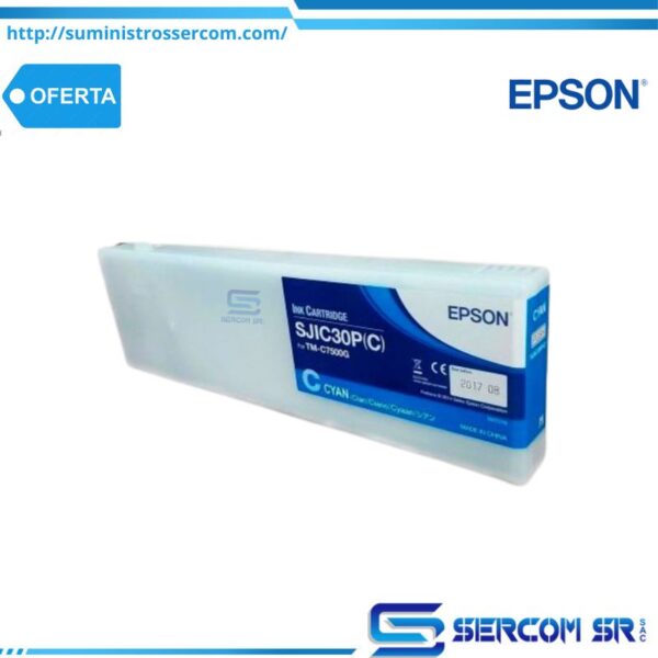 TINTA EPSON C33S020636 CIAN C7500