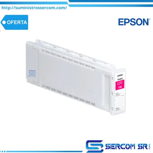 TINTA EPSON T44H320 MAGENTA, 700ML, P7500/P9500 P/N: T44H320