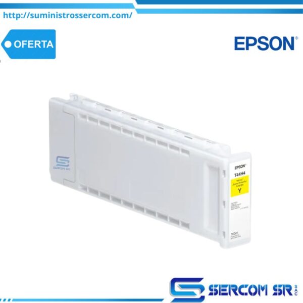 TINTA EPSON T44H420 AMARILLO, 700ML, P7500/P9500 P/N: T44H420