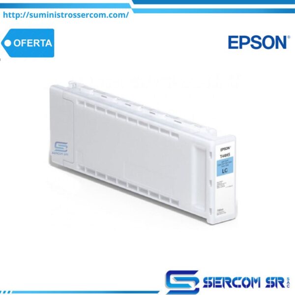 TINTA EPSON T44H520, CYAN CLARO, 700 ML, SC-P7500/P9500 P/N: T44H520