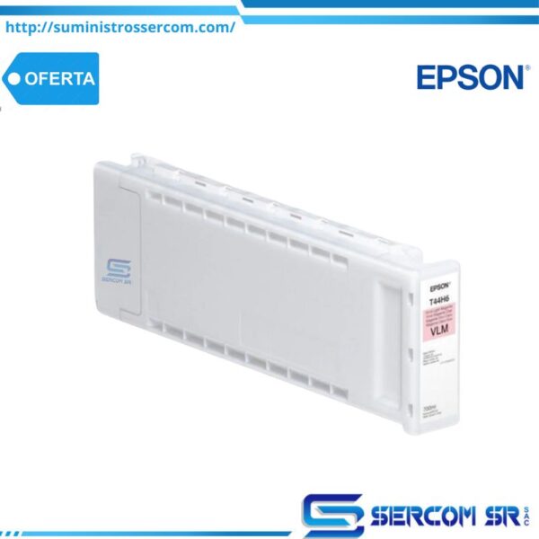 TINTA EPSON T44H620 MAGENTA CLARO, 700ML, P7500/P9500 P/N: T44H620