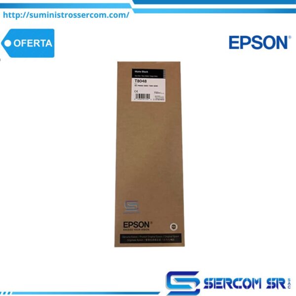 TINTA EPSON T804800 ULTRACHROME HD NEGRO MATE