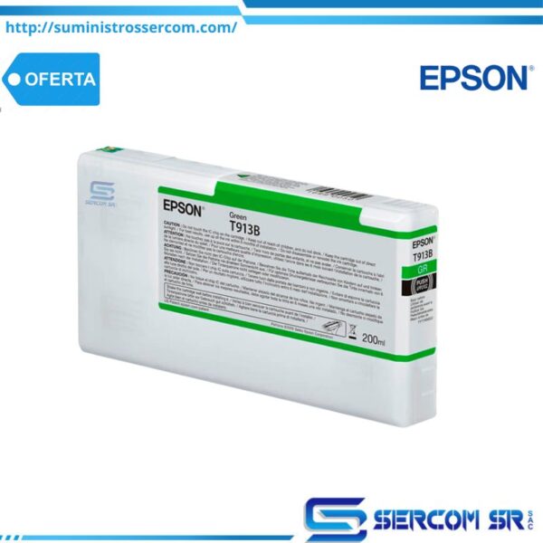 TINTA EPSON T913B00 Green (200ML)