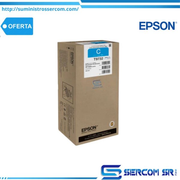 TINTA EPSON T973220 CYAN WF-C869R (22,000 Pag.)