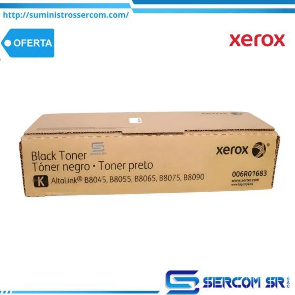 BLACK TONER XEROX 006R01683 PARA ALTALINK B8045/55/65/75/90