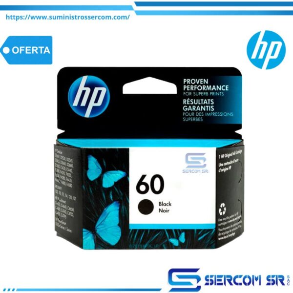 TINTA HP CC640WL 60 NEGRO 200 PAG