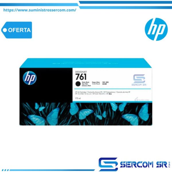 TINTA HP CM997A 761 MTE BLACK 775ML