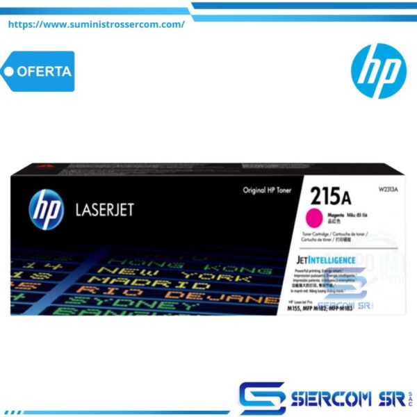 TONER HP W2313A 215A L.J. MAGENTA 850 PAGS 57.07 67.34