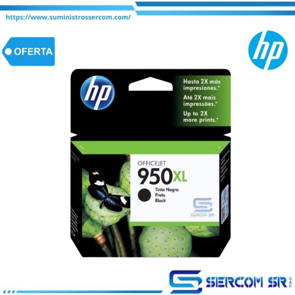 TINTA HP CN045AL 950XL NEGRO (2300 PAG)