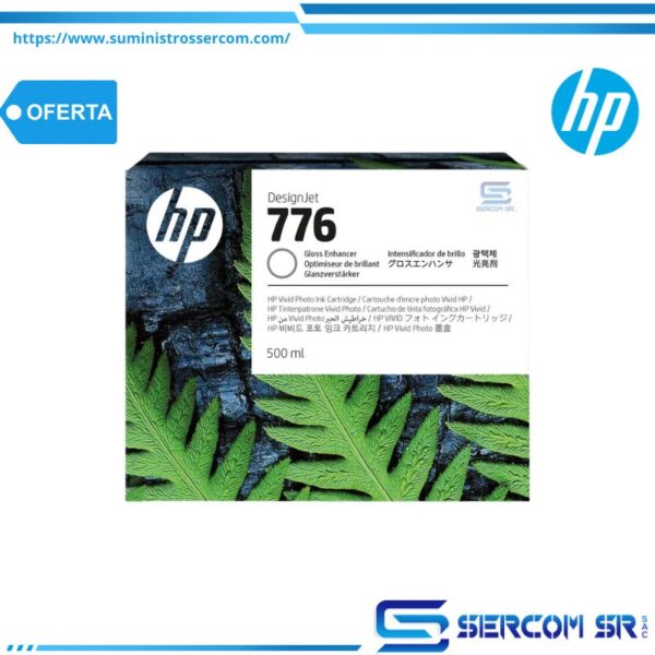 TINTA HP 1XB06A 776 500 ML GLOSS ENHACER