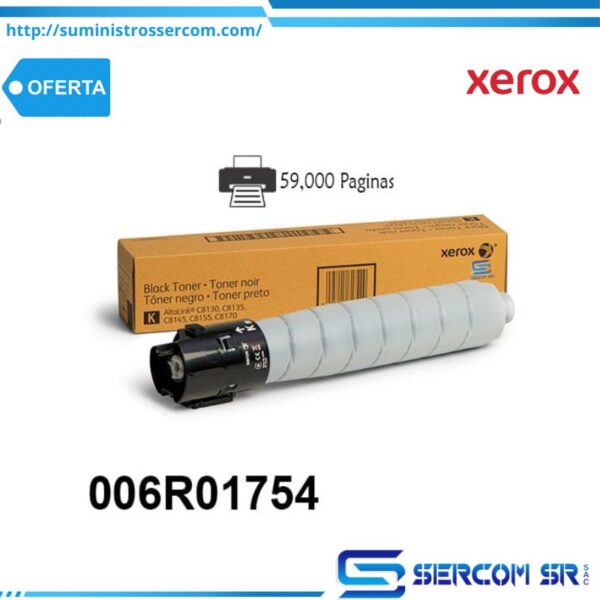 TONER XEROX 006R01754 BLACK PARA ALTALINk  C8130, C8135
