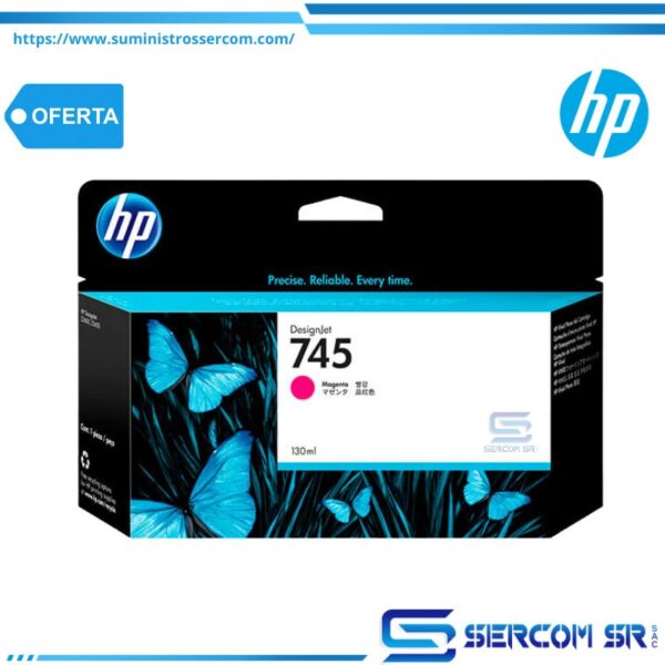 TINTA HP F9J95A 745A 130ML MAGENTA