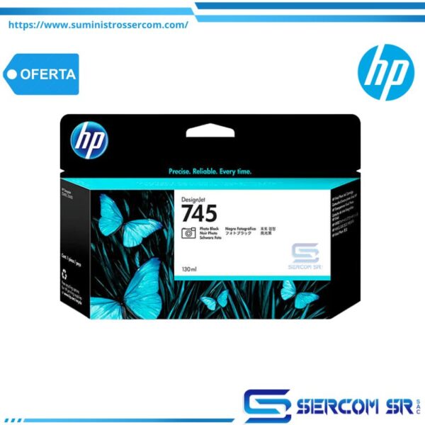 TINTA HP F9J98A 745A 130ML PHOTO BLACK
