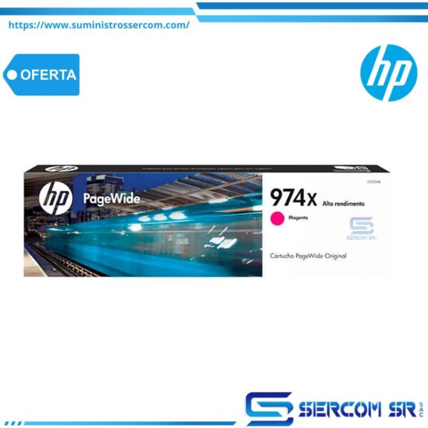 TINTA HP L0S02AL 974XL MAGENTA 7,000 PGS