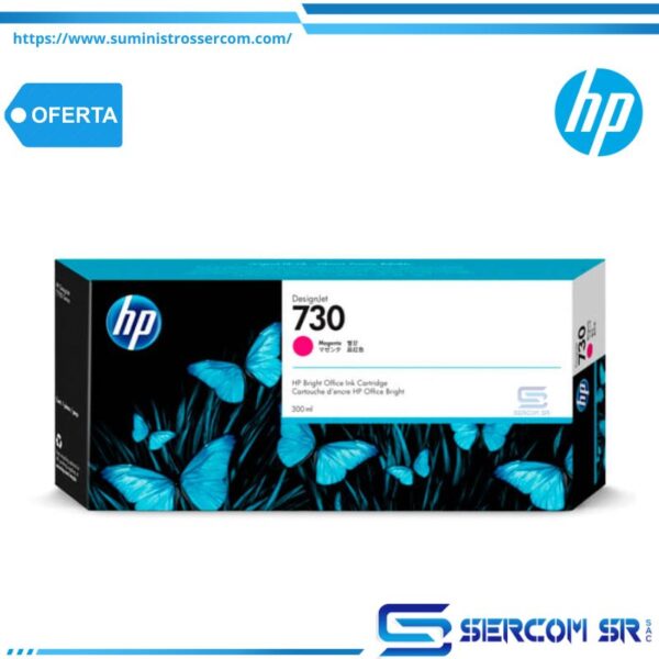 TINTA HP P2V69A 730 300ML MAGENTA