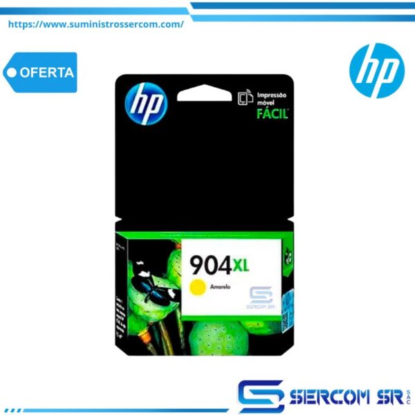TINTA HP T6M12AL 904XL YELLOW 825 PGS