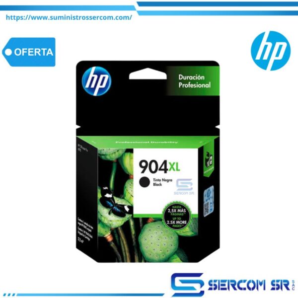 TINTA HP T6M16AL 904XL BLACK 825 PGS