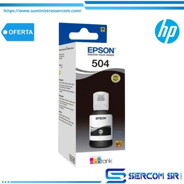 TINTA EPSON T504120-AL NEGRO