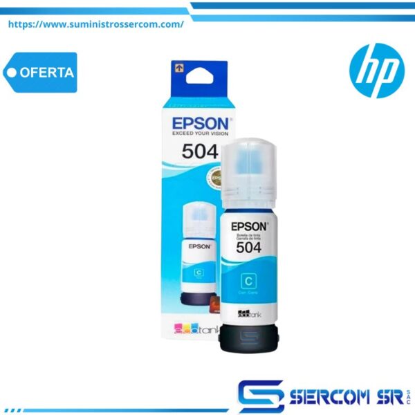 TINTA EPSON T504220-AL CYAN