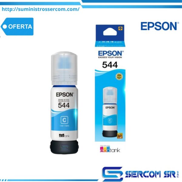 TINTA EPSON T544220-AL CYAN PARA L3110