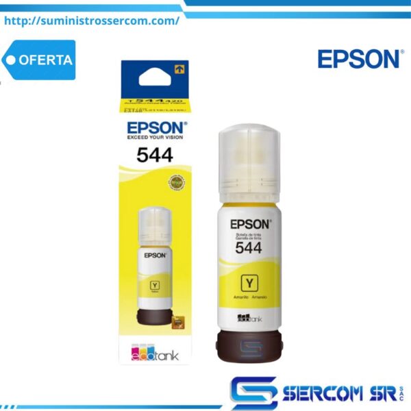 TINTA EPSON T544420-AL YELLOW PARA L3110