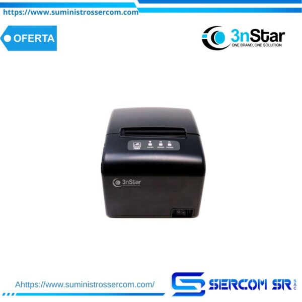 IMPRESORA 3NSTAR TERMICA RPT006B USB/ETHERNET/BLUETOOTH