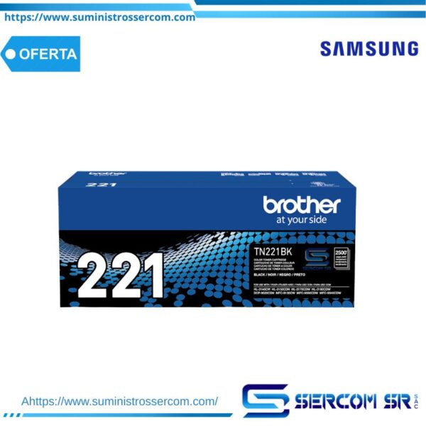 TONER BROTHER TN221BK BLACK (HL3150CDN/HL3170) 2500 PAG