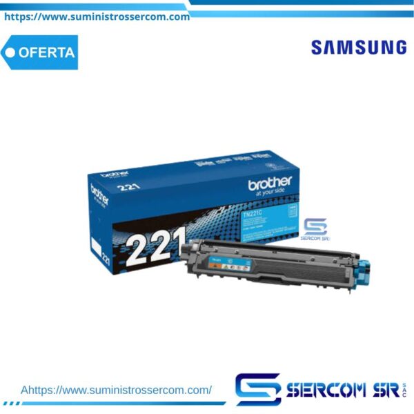 TONER BROTHER TN221C CIAN HL3150CDN/HL3170CDW 1400 PAG.