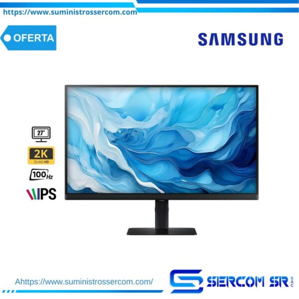 MONITOR SAMSUNG LED LS27D600EALXPE VIEWFINITY S6 2560x1440 HDMI DP 5MS/100Hz
