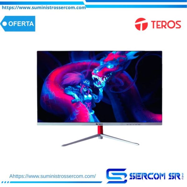 MONITOR TEROS LED TE-2402S CURVO 23.8 100HZ/1MS FHD /VGA/HDMI