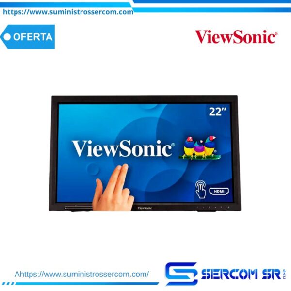 MONITOR VIEWSONIC LCD TD2223 FHD 22 TOUCH